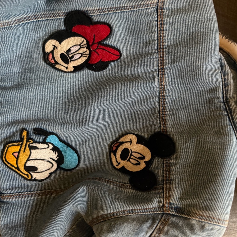 Zara Kids Blue Jeans with Cartoon Patches